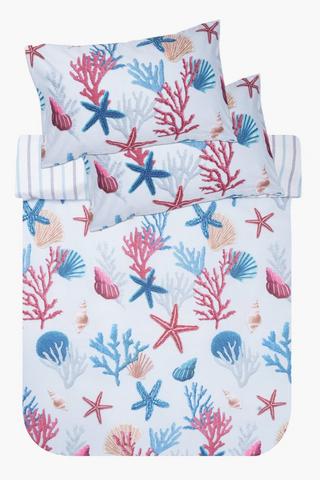 Soft Touch Krog Coast Reversible Duvet Cover Set