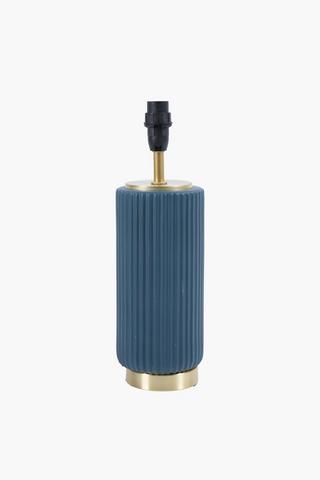 Fluted Ceramic Lamp Base, E14
