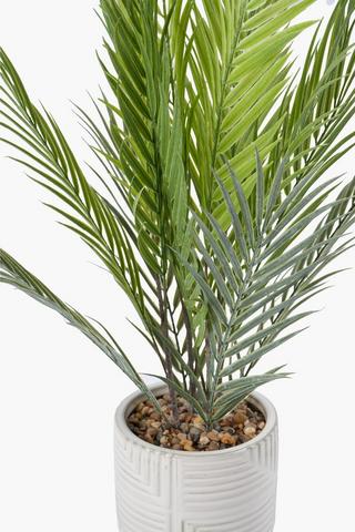 Palm Tree In Geo Pot, 12x59cm