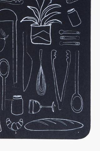 Thabana Kitchen Mat, 40x120cm
