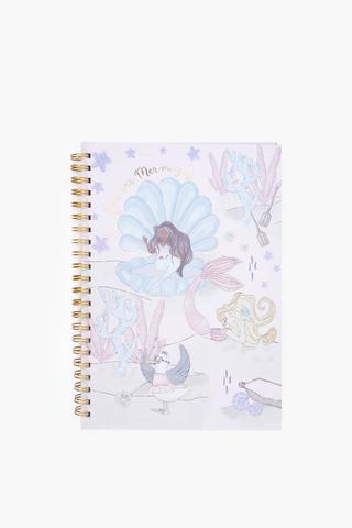 A4 Mermaid Notebook