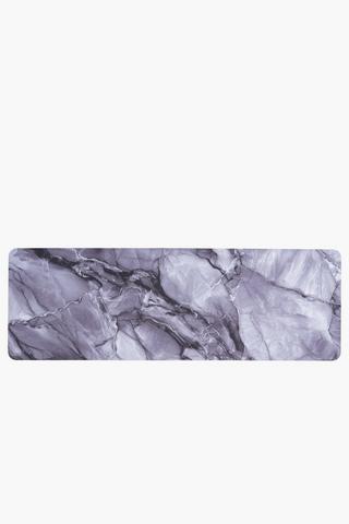 Marble Print Kitchen Mat, 40x120cm