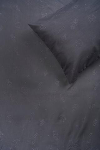 Soft Touch Neon Space Reversible Fitted Sheet