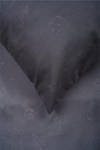 Soft Touch Neon Space Reversible Fitted Sheet