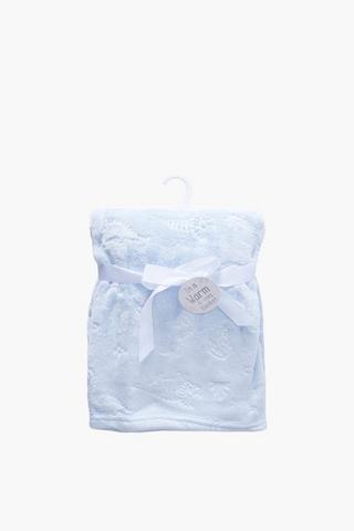 Dino Embossed Fleece Blanket