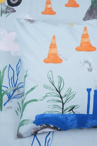 Rogers Construction Cotton Pillowcase