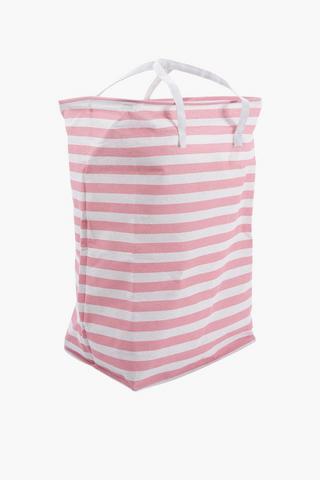 Striped Crunch Laundry Basket