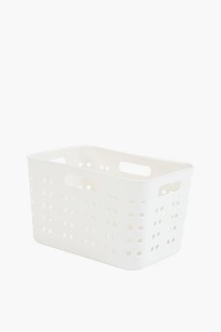 Utility Storage Basket With Handle Medium, L24xw14xh10cm