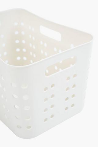 Utility Storage Basket With Handle Medium, L24xw14xh10cm