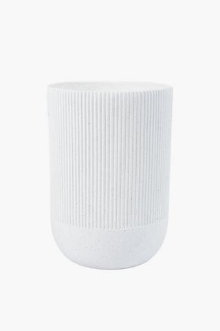 Ribbed Tower Planter, 29x42cm