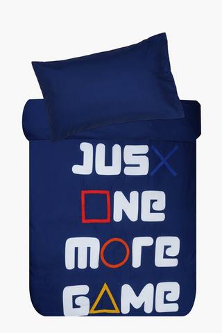 Soft Touch Tufted Gamer Duvet Cover Set