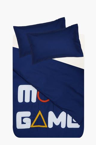 Soft Touch Tufted Gamer Duvet Cover Set
