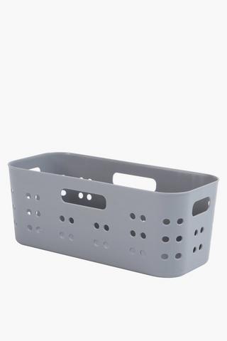 Utility Storage Basket With Handle Small, L28xw12xh11cm