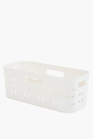 Utility Storage Basket With Handle Small, L28xw12xh11cm
