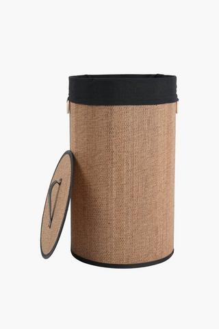 Knock Down Bamboo Laundry Basket