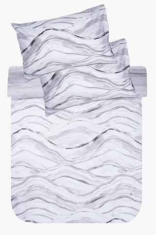 Soft Touch Wavy Abstract Duvet Cover Set