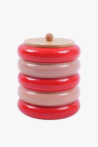 Large Bubble Storage Jar
