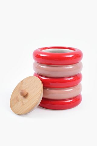 Large Bubble Storage Jar