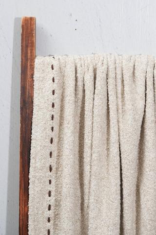 Stitch Detail Throw, 140x180cm