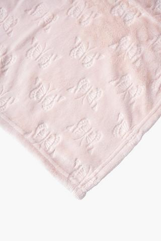 Butterfly Embossed Blanket