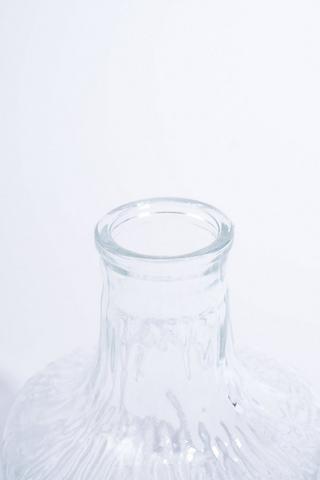Glass Wave Vase, 11x13cm