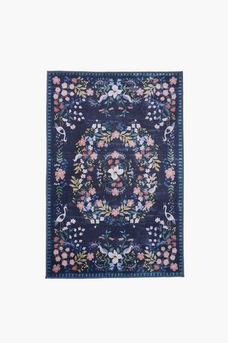 Digital Printed Cali Botanical Rug, 60x90cm