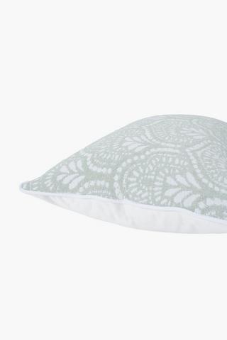 Extra Premium Jacquard Cradle Feather Filled Scatter Cushion, 40x60cm