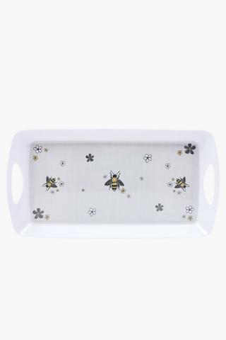 Bee Snack Melamine Tray