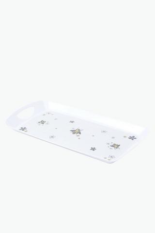 Bee Snack Melamine Tray
