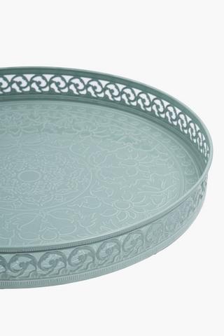 Round Metal Tray