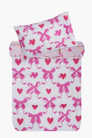Soft Touch Reeve Ribbons Reversible Comforter Set
