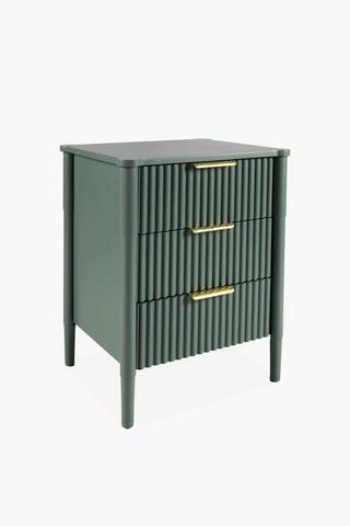 Classic Flute 3 Drawer Pedestal