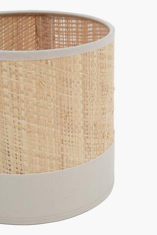Woven Drum Lamp Shade, 15x16cm