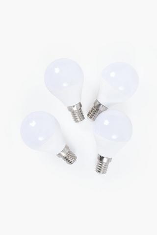 4 Pack Eurolux 5w Golfball Bulb. E14