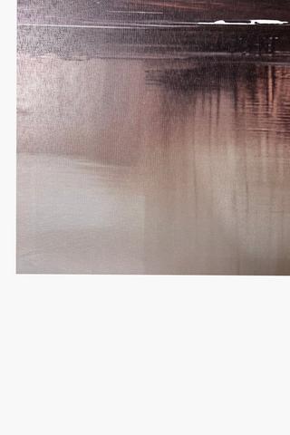 Printed Abstract Mountain Canvas, 135x45cm