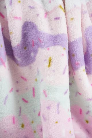 Luna Coral Sprinkles Blanket, 125x150cm
