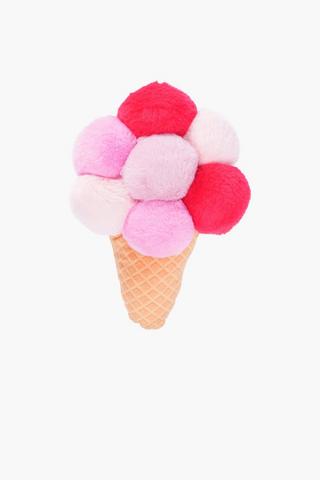 Shaped Pom Pom Sugar Cone Ice Cream Cushion