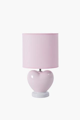 Ceramic Heart Lamp Set