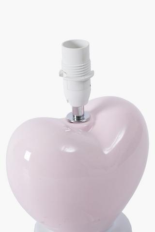 Ceramic Heart Lamp Set