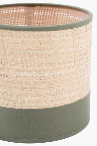 Woven Drum Lamp Shade, 14.5x9cm