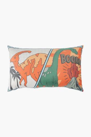 Boy Hardy Comic Dino Scatter Cushion, 30x50cm