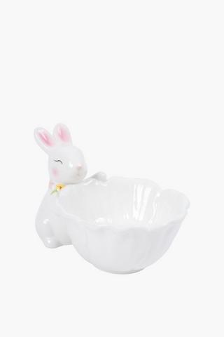 Bunny Flower Trinket Bowl, 18x12cm