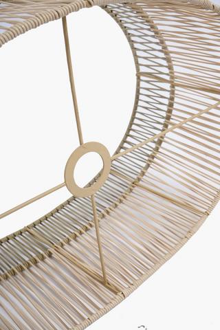 Oval Woven Pendant, 37x23cm