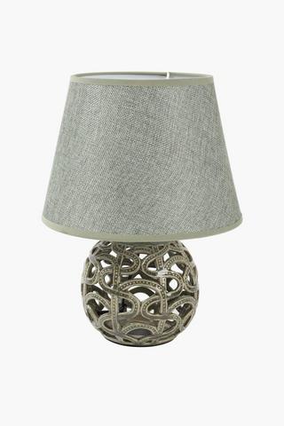 Cut Out Ceramic Lamp Set, E14