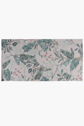 Jacquard Leaf Rug, 70x140cm