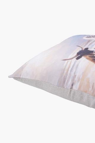 Printed Nguni Scatter Cushion, 50x50cm