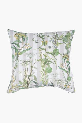 Printed Robben Leaf Scatter Cushion, 50x50cm