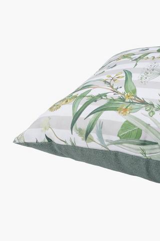 Printed Robben Leaf Scatter Cushion, 50x50cm