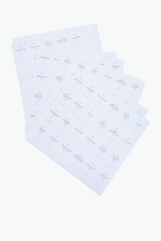 Spice Stickers Set