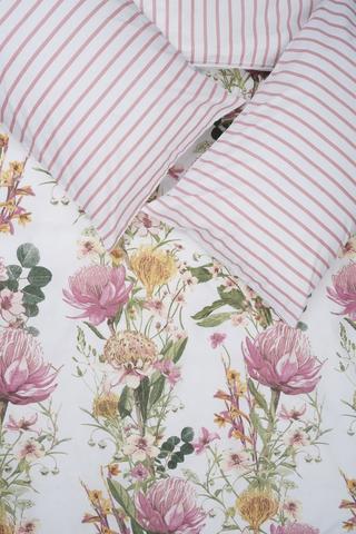 Premium Cotton Kathy Protea Reversible Duvet Cover Set